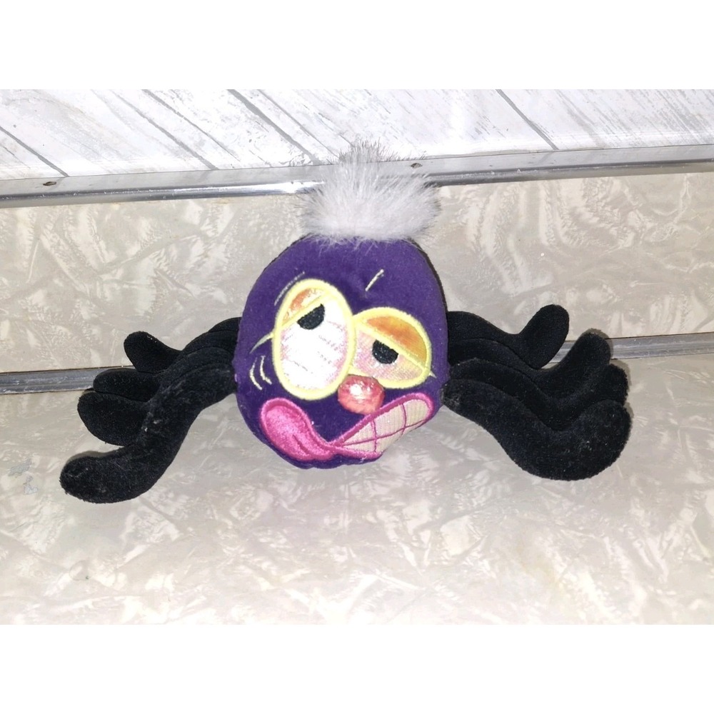 MTY International Purple Spider Plush Halloween, Cute Funny Spooky DOES NOT WORK